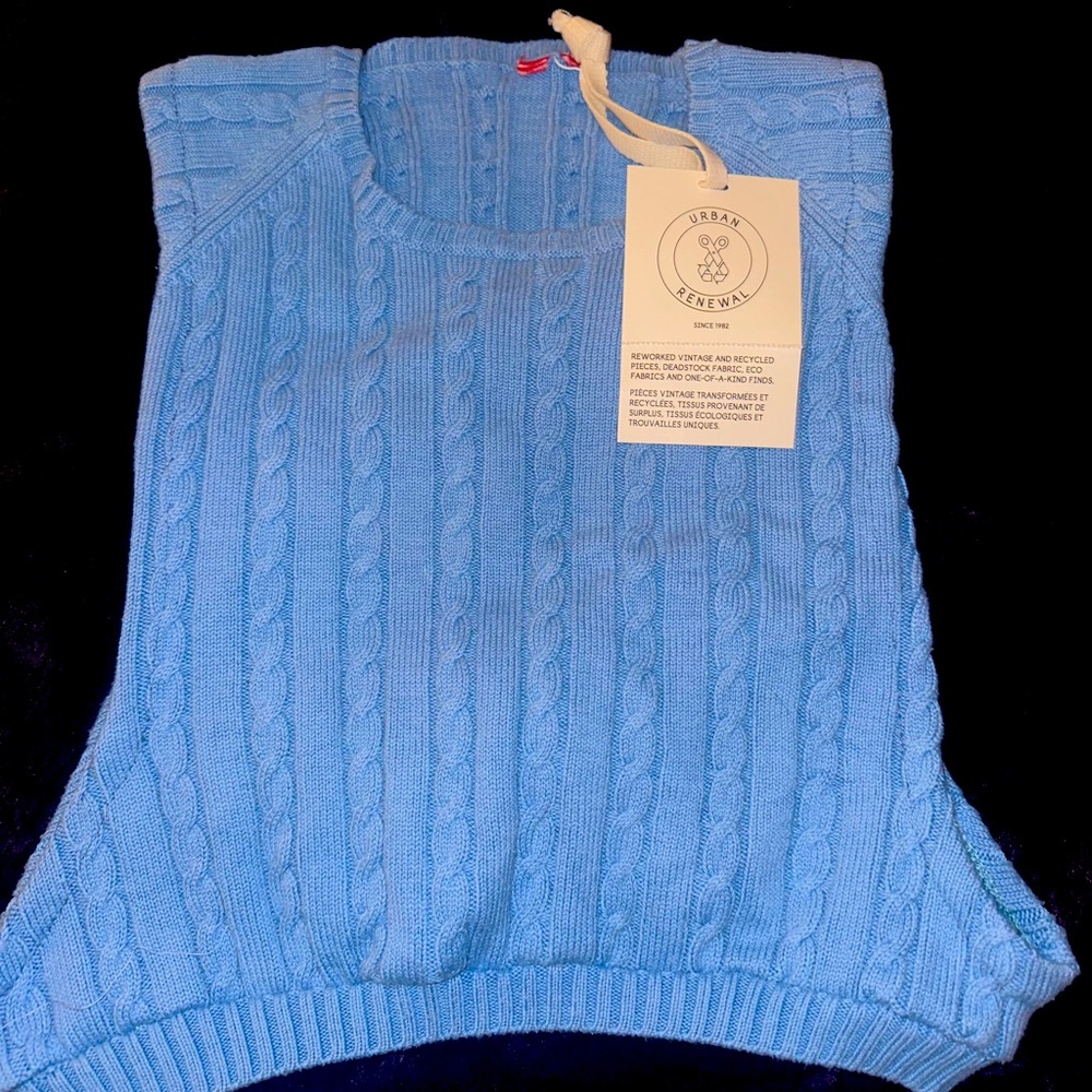 Ralph Lauren Urban Renewal Sweater Vest Blue Urban Outfitters